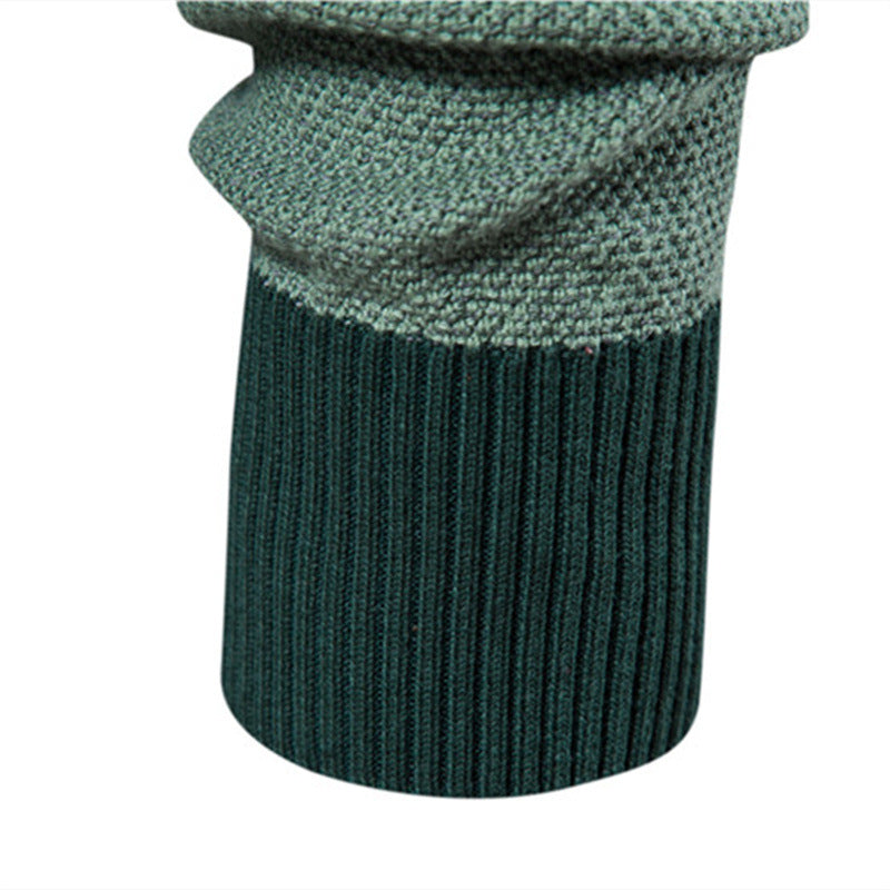 Pull homme décontracté chaud de couleur unie