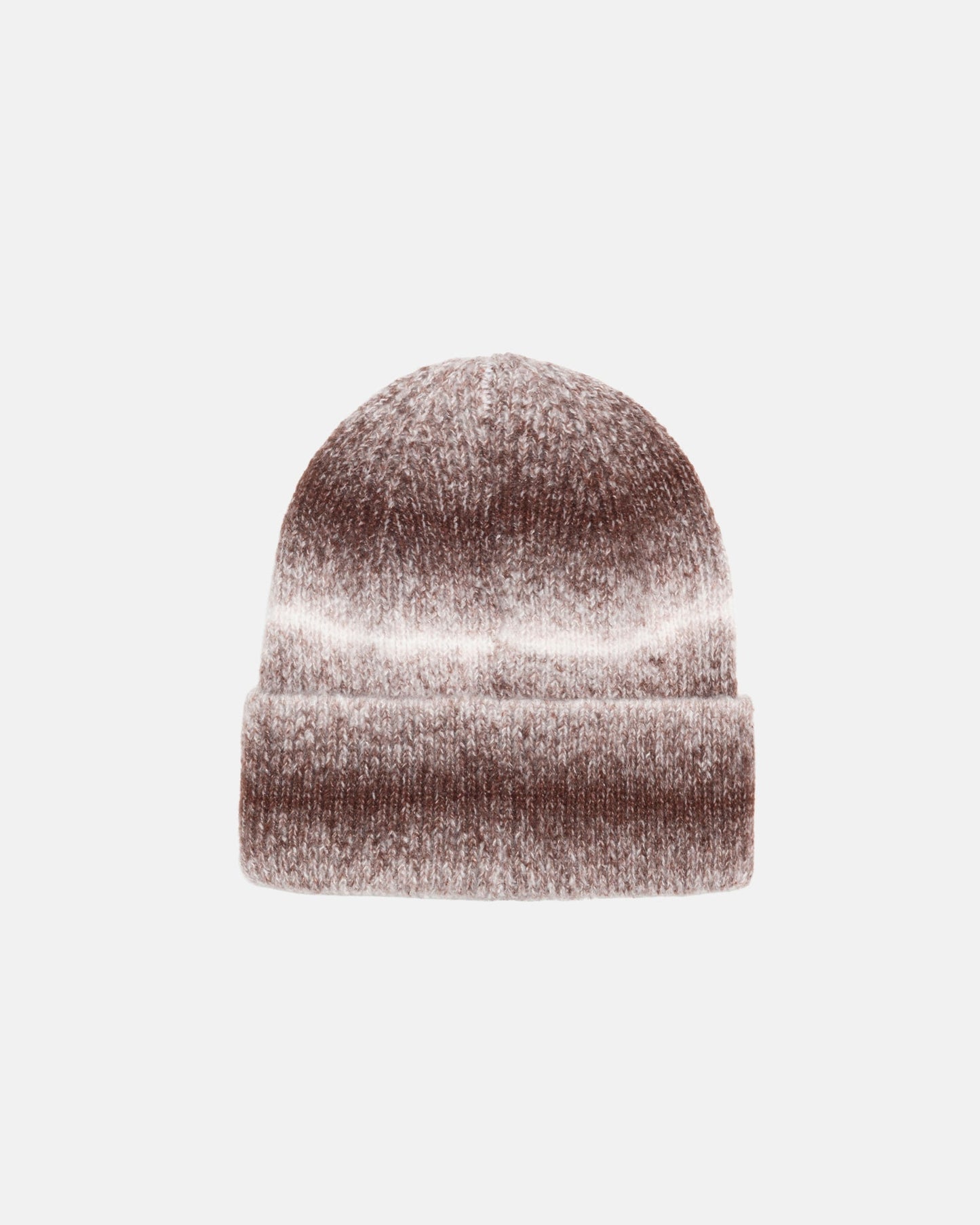 BONNET EN MAILLE RAYÉ À REVERS