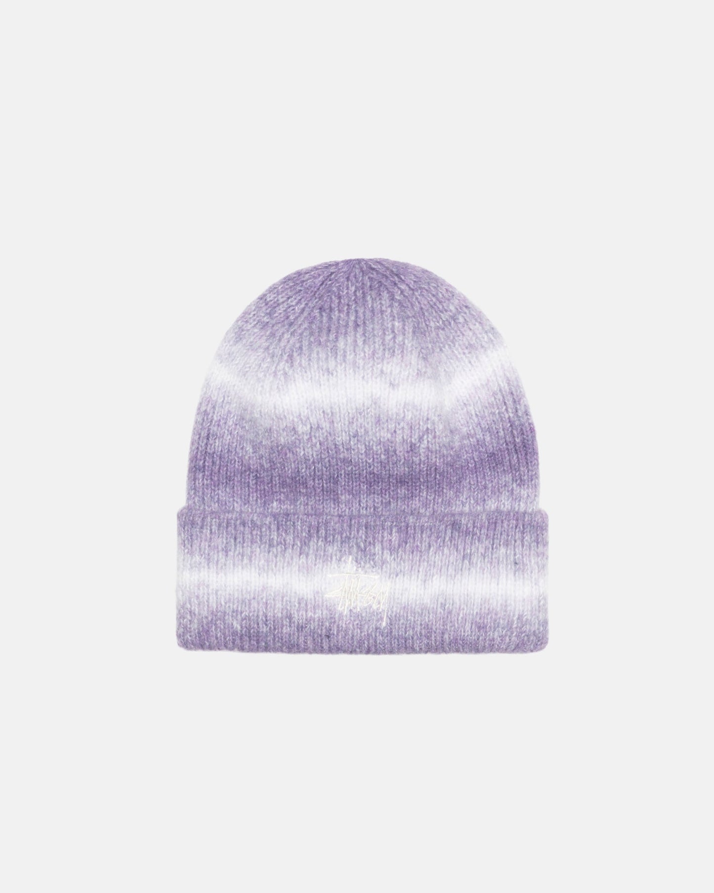BONNET RAYÉ À REVERS EN TRICOT