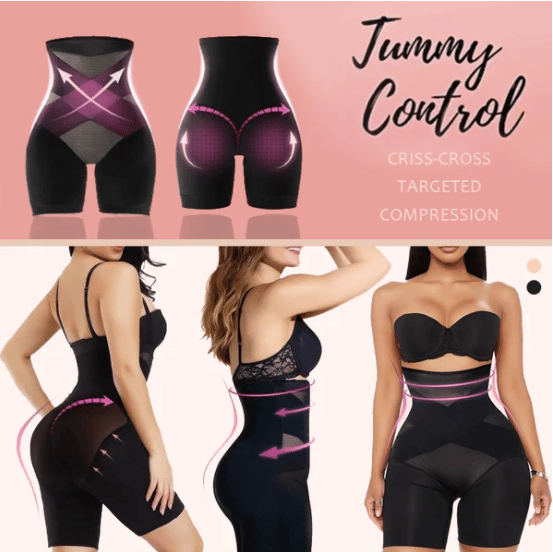 Nouveau Shaper Taille Haute Compression Croisée Abdominaux et Fessiers